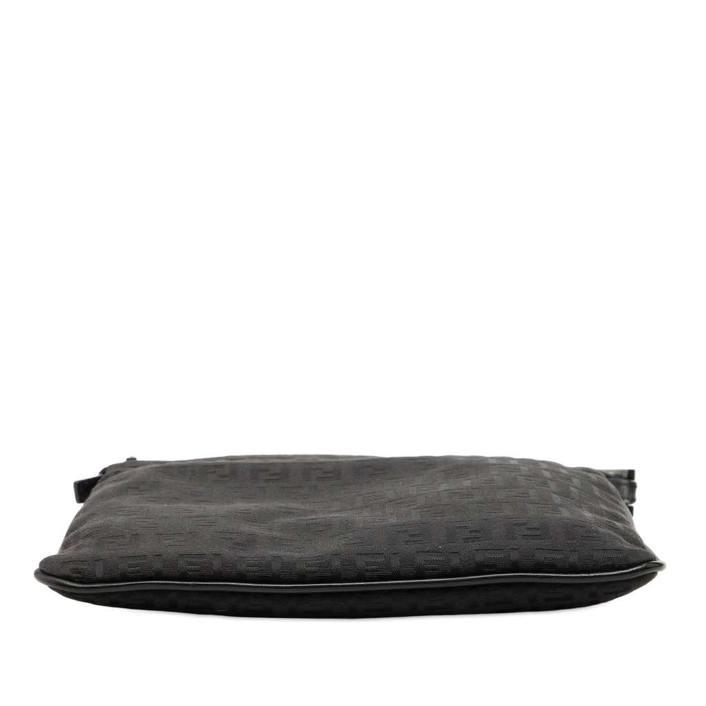 Fendi Zucchino Canvas Crossbody Black Very good condition - Inside View