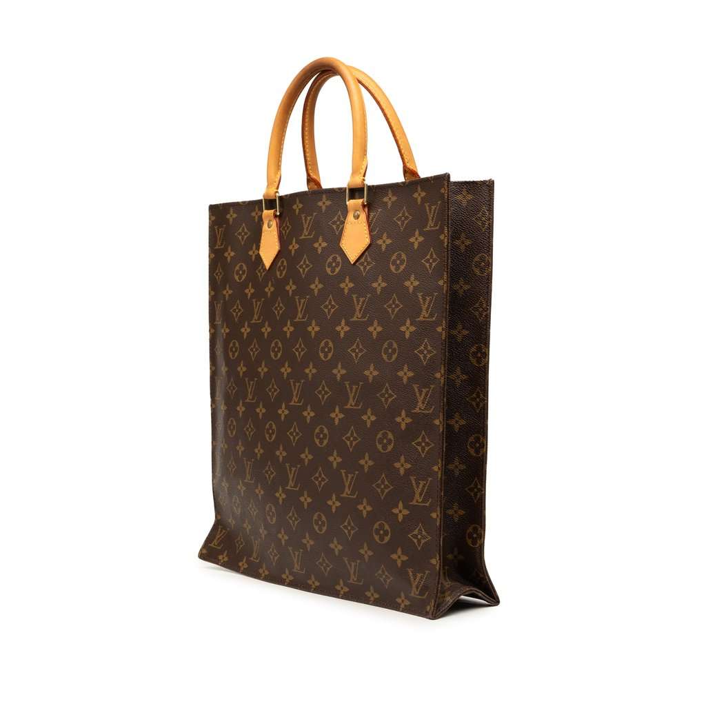 Louis Vuitton Monogram Sac Plat Brown Very good condition - Back View