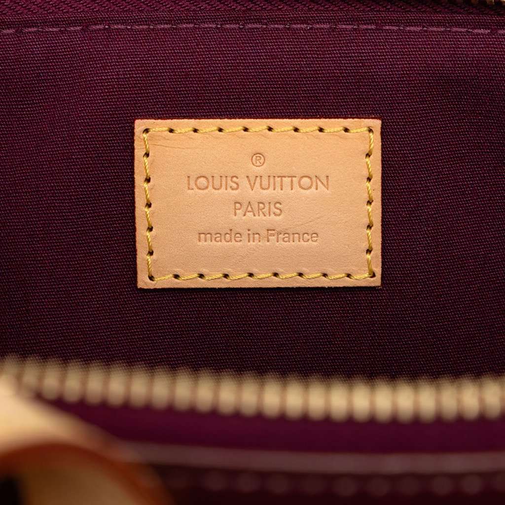 Louis Vuitton Monogram Vernis Bellevue PM Purple Leather Good condition - Box View