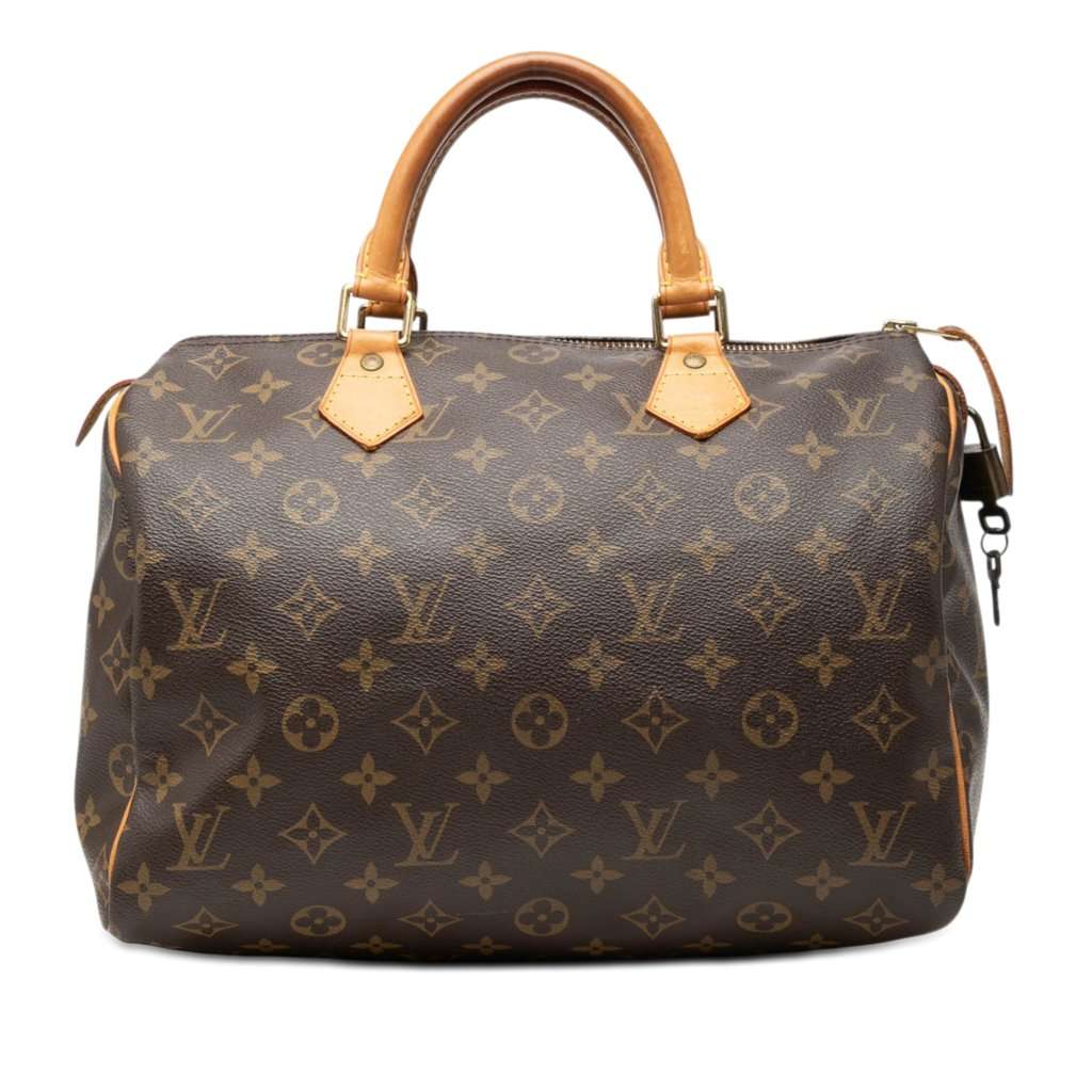 Louis Vuitton Monogram Speedy 30 Brown Very good condition - Front View
