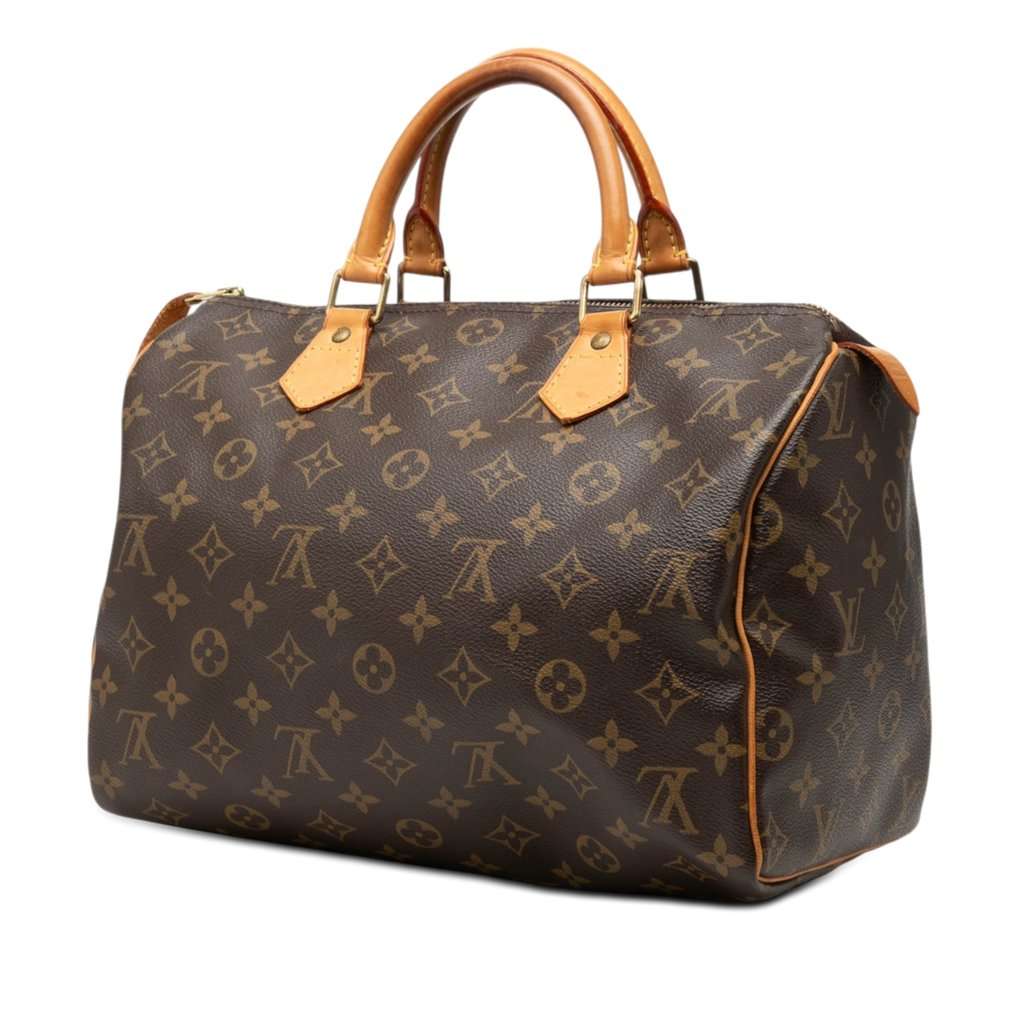 Louis Vuitton Monogram Speedy 30 Brown Very good condition - Back View