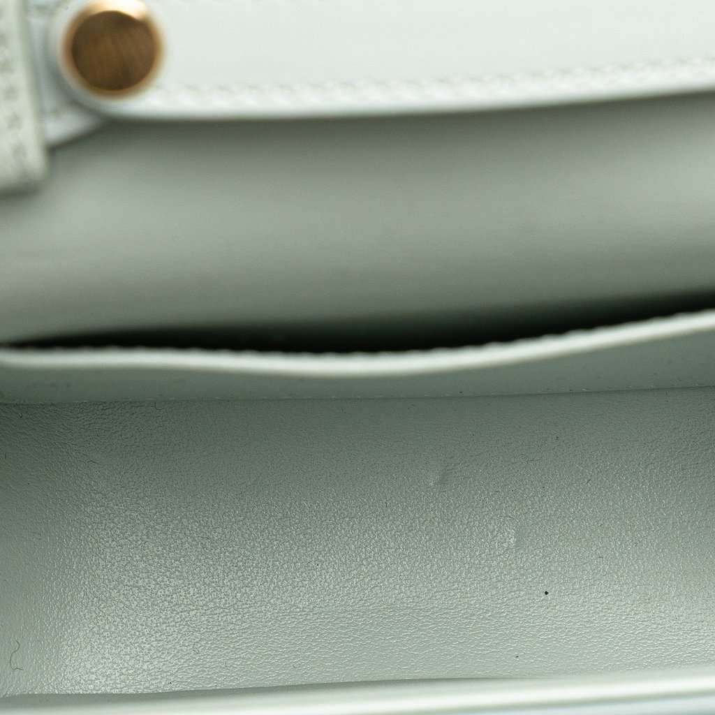 Celine Mini Calfskin Claude Crossbody Blue Leather Very good - Model View