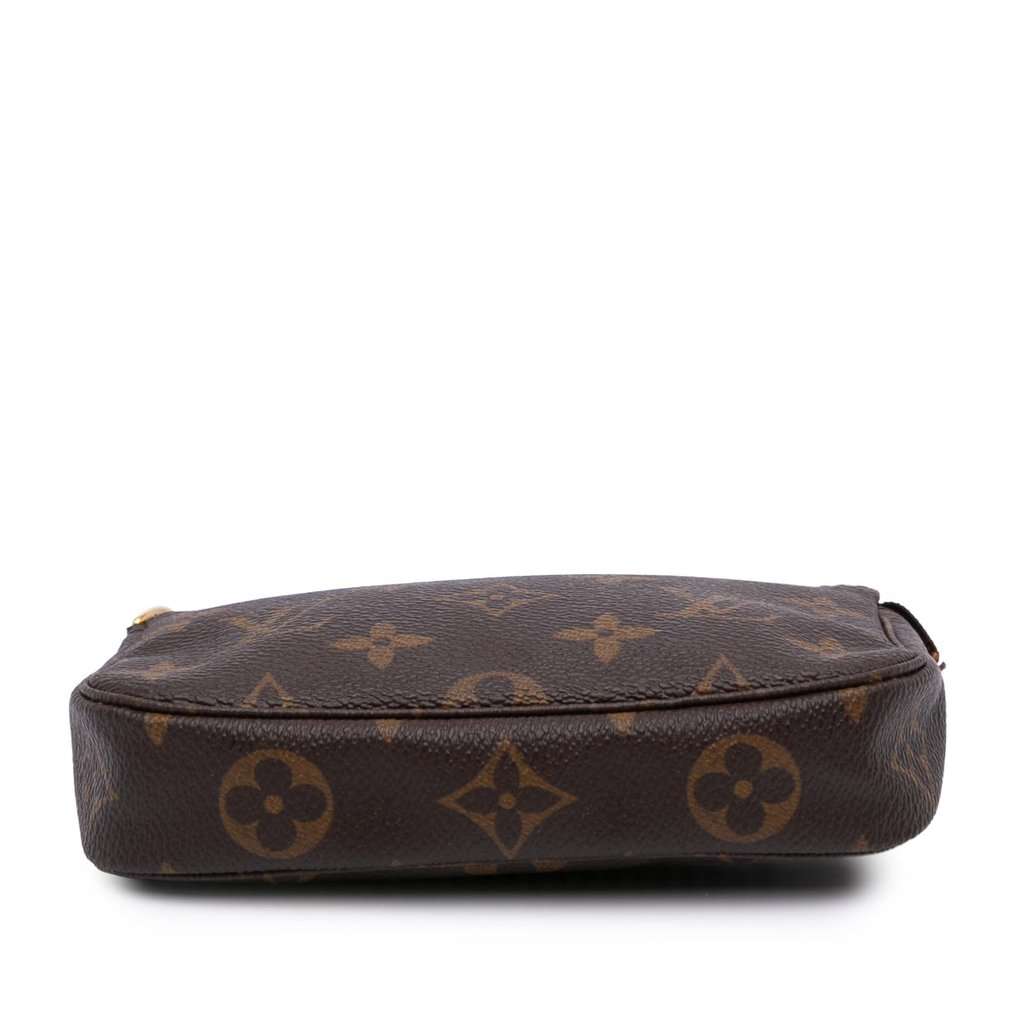 Louis Vuitton Monogram Mini Pochette Accessoires Brown Very good condition - Inside View