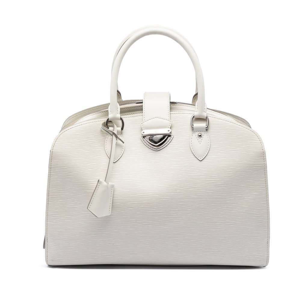 Louis Vuitton Epi Pont Neuf GM White Leather Very good - Front View