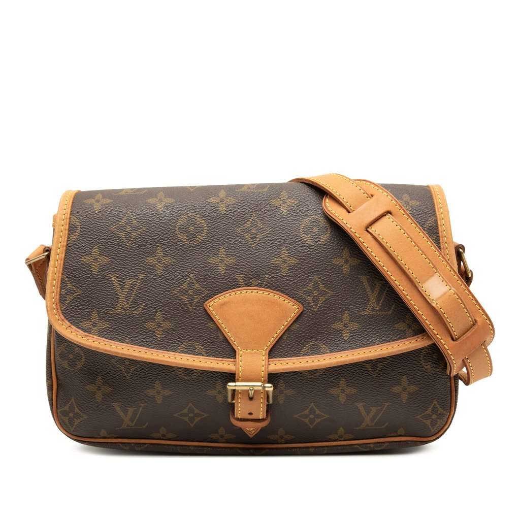 Louis Vuitton Monogram Sologne Brown Very good - Front View
