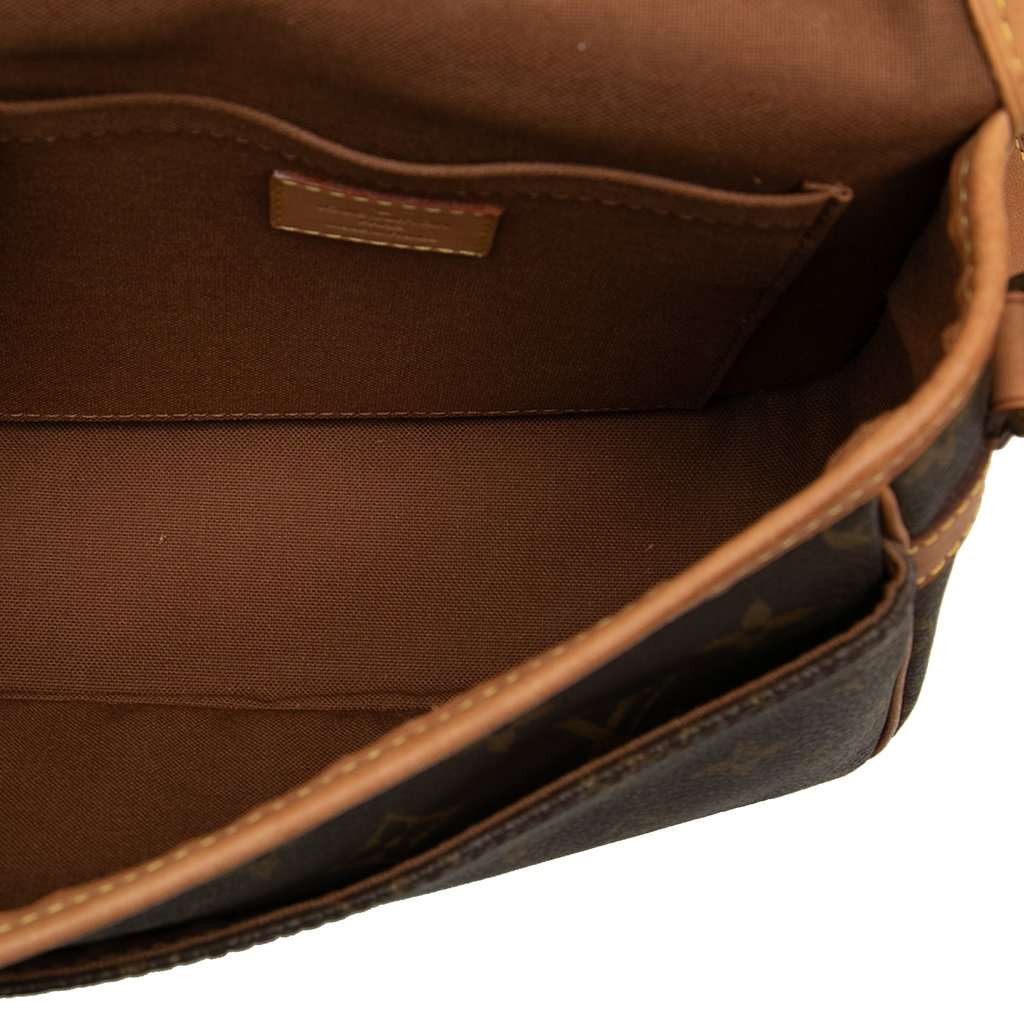 Louis Vuitton Monogram Sologne Brown Very good - Model View