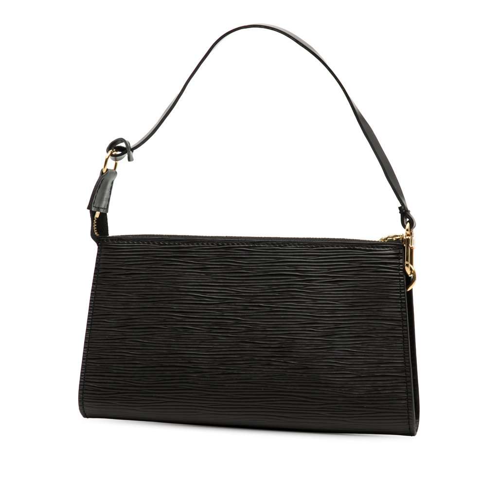 Louis Vuitton Epi Pochette Accessoires Black Leather Very good condition - Back View