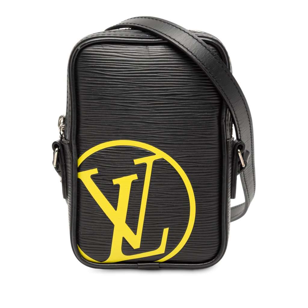 Louis Vuitton Epi Initials Danube PPM Black Leather Very good - Front View