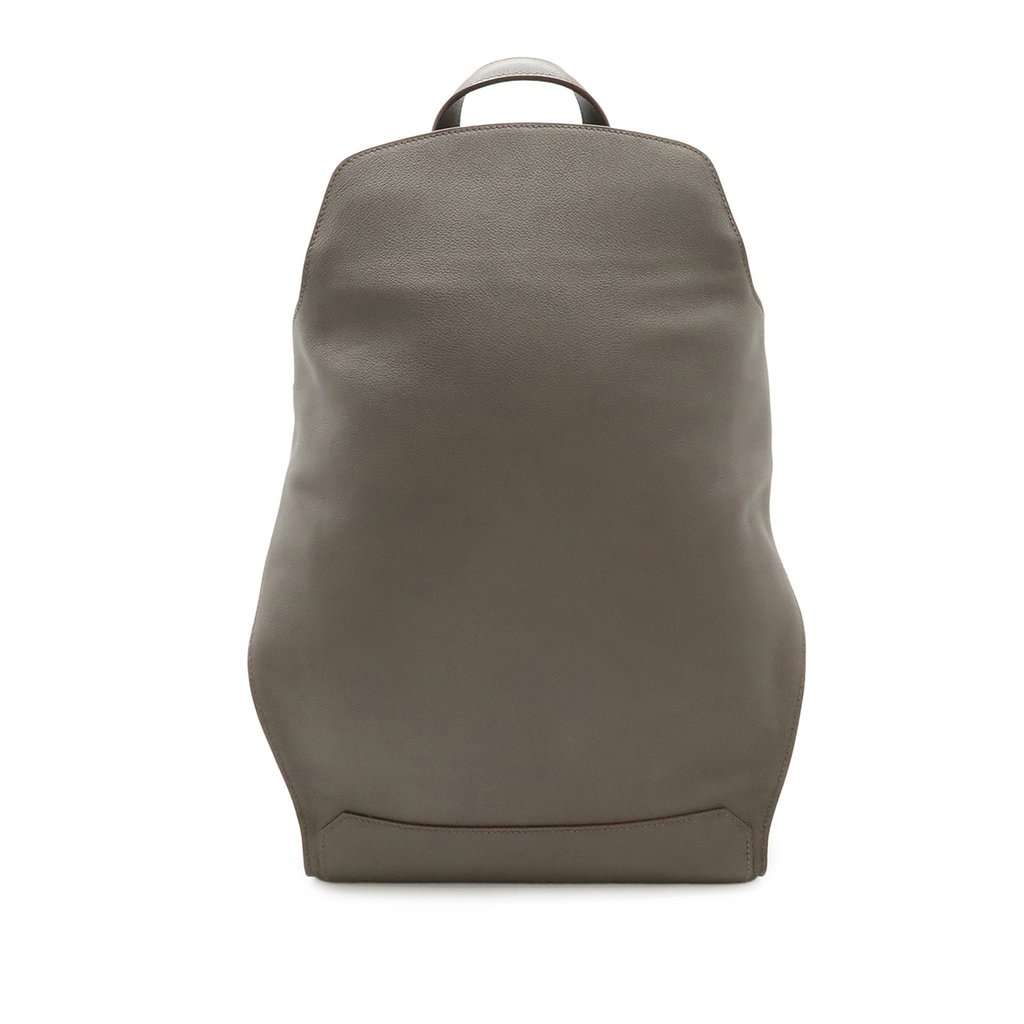 Hermès Evercolor Cityback 27 Brown Leather Very good - Front View