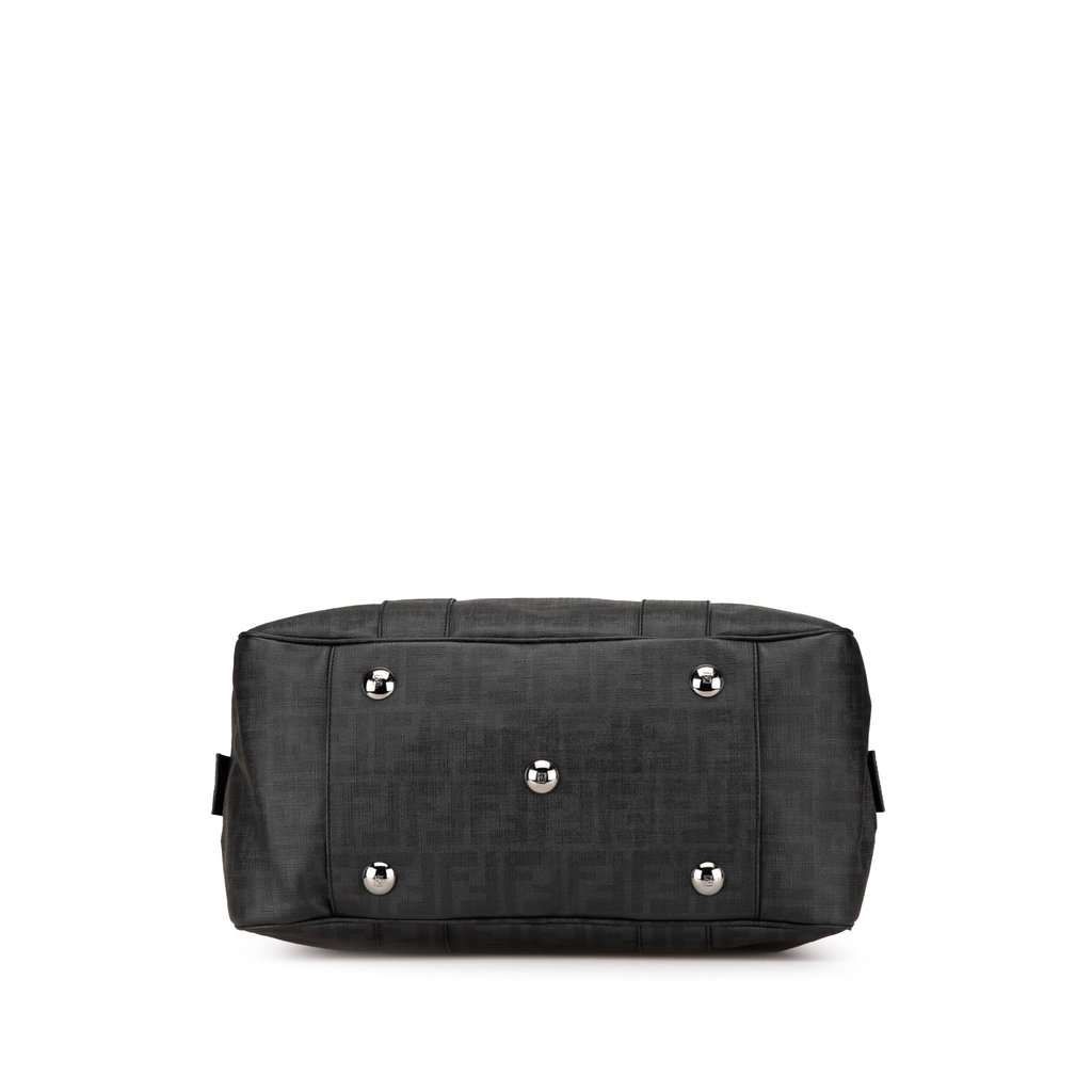 Fendi Zucca Coated Canvas Handbag Brown Very good - Inside View