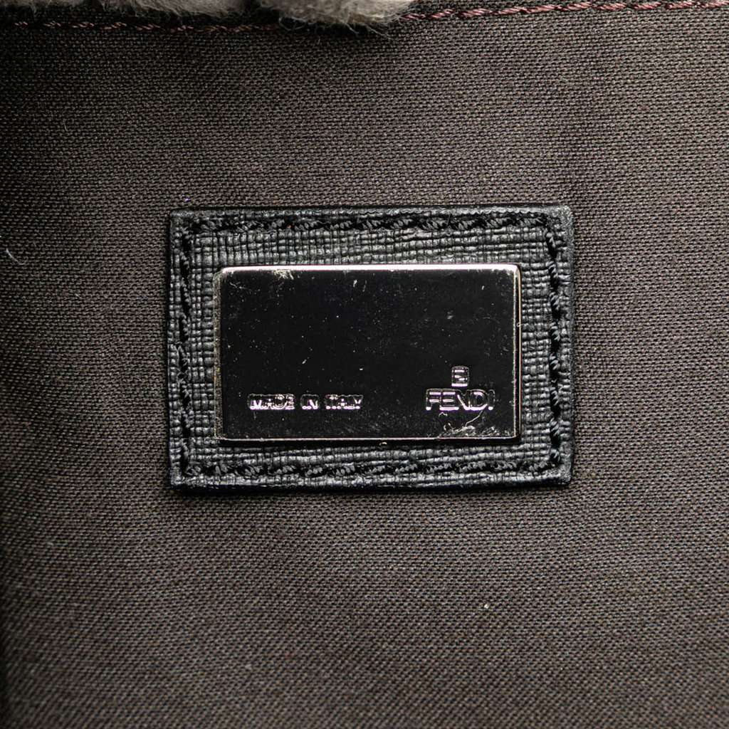 Fendi Zucca Coated Canvas Handbag Brown Very good - Box View