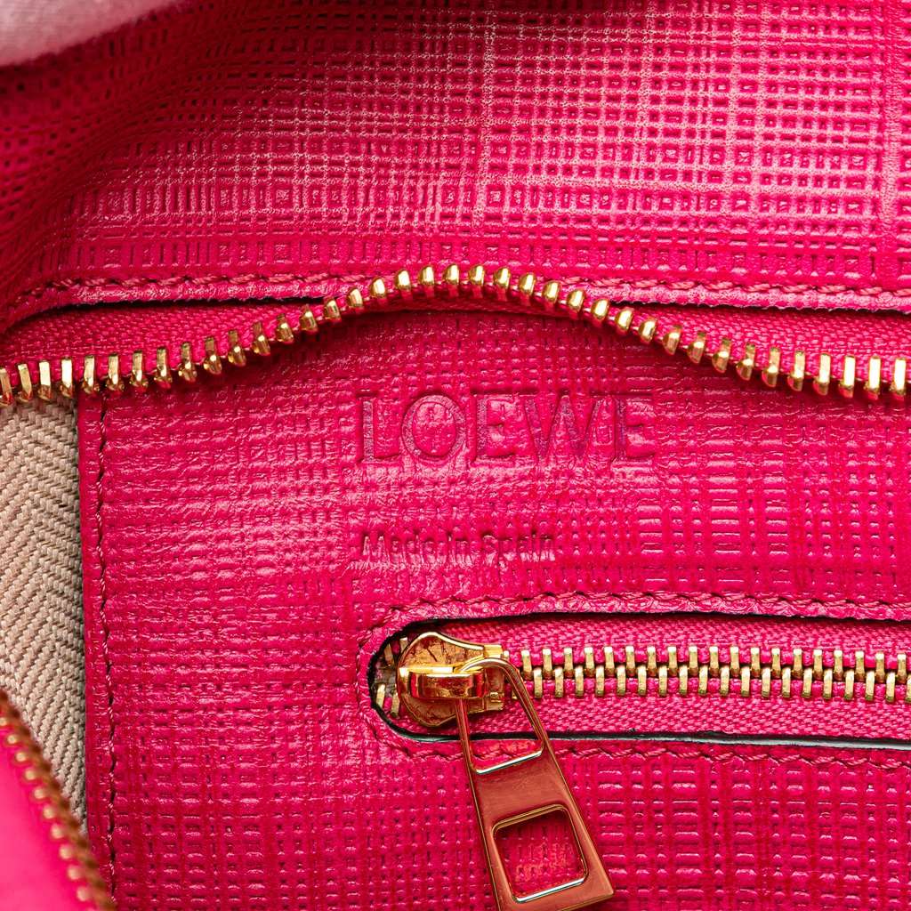 Loewe Anagram Leather Shopper Tote Pink Leather Very good - Box View