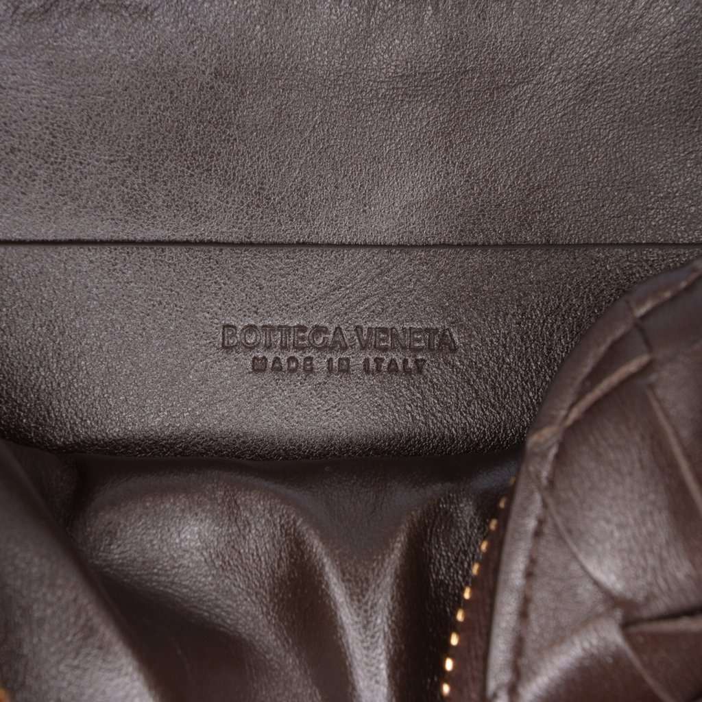 Bottega Veneta Mini Lambskin Intrecciato Loop Camera Bag Brown Leather Very good - Box View