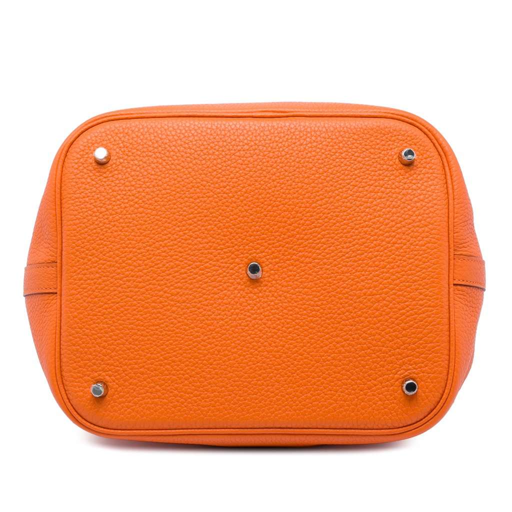 Hermès Clemence Picotin Lock 26 Orange Leather Very good - Inside View