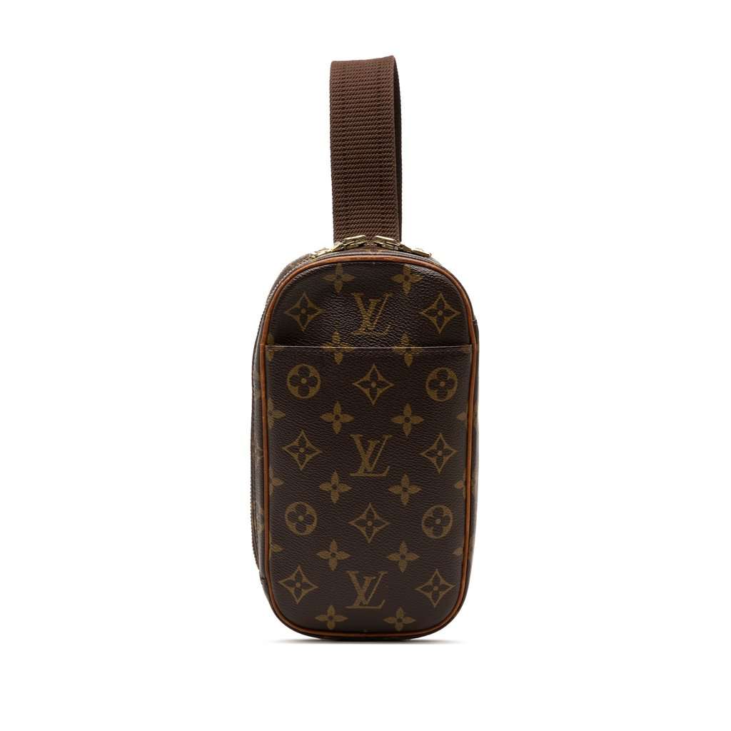 Louis Vuitton Monogram Pochette Gange Brown Very good - Front View