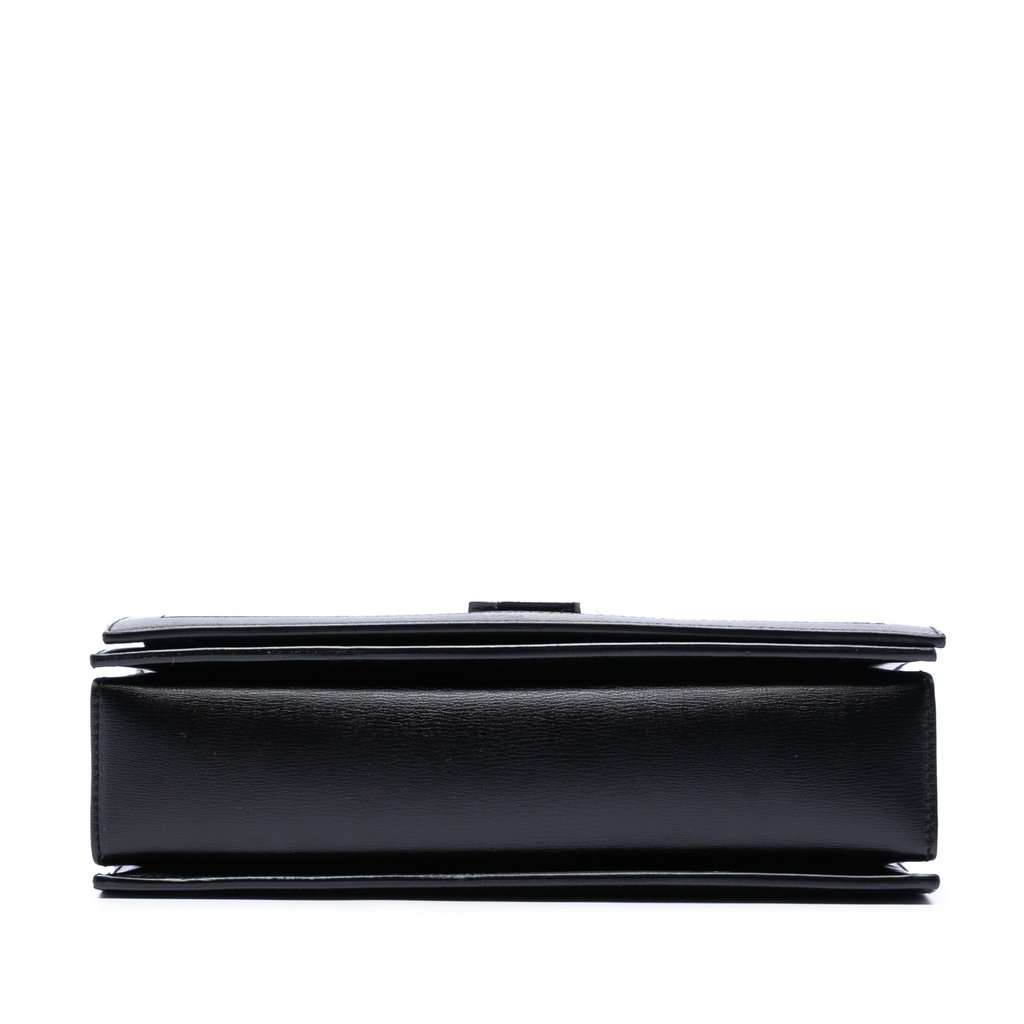 Saint Laurent Suede Monogram Book Bag Black Leather Very good condition - Inside View