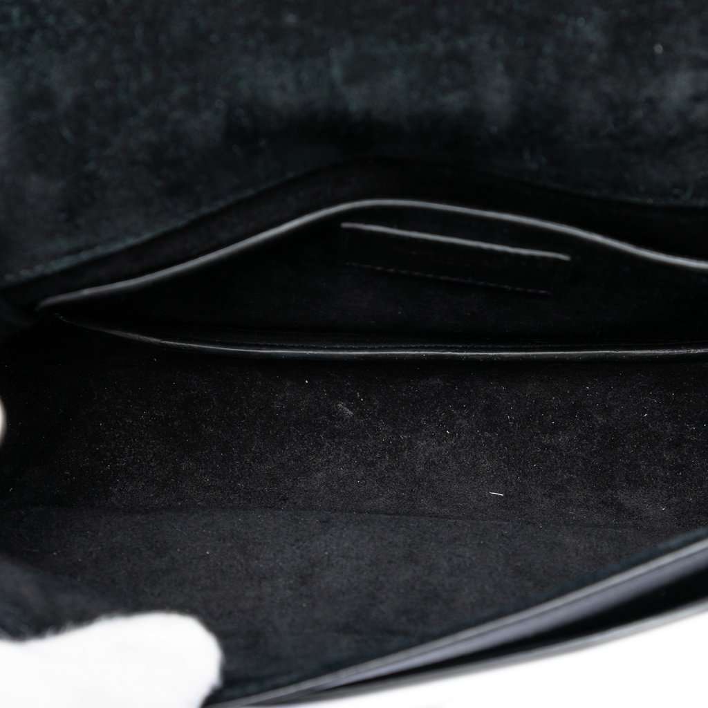 Saint Laurent Suede Monogram Book Bag Black Leather Very good condition - Model View