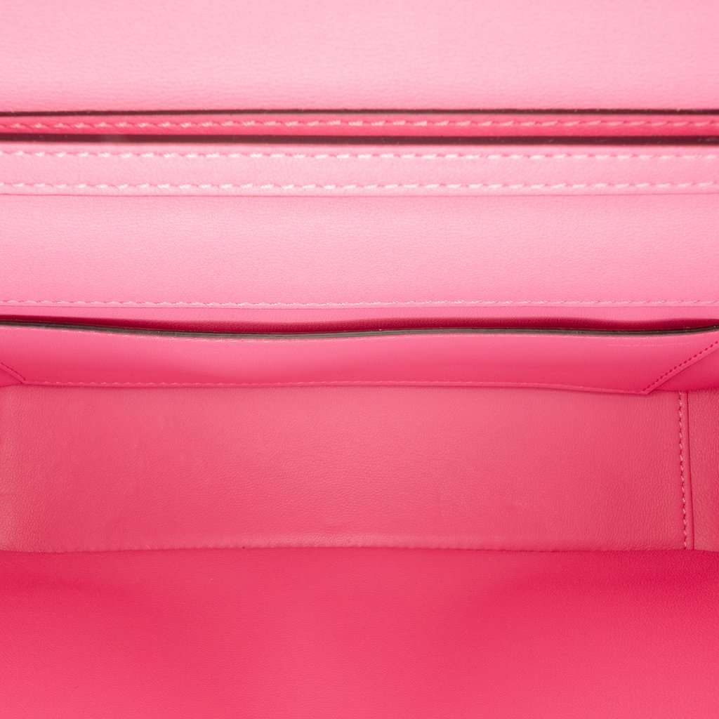 Valentino Medium Calfskin VLogo Loco Satchel Pink Leather Very good - Model View