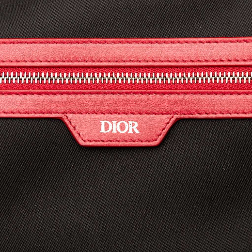 Dior Oblique Perforated Calfskin Galaxy World Tour Shoe Case Red Leather Very good - Box View