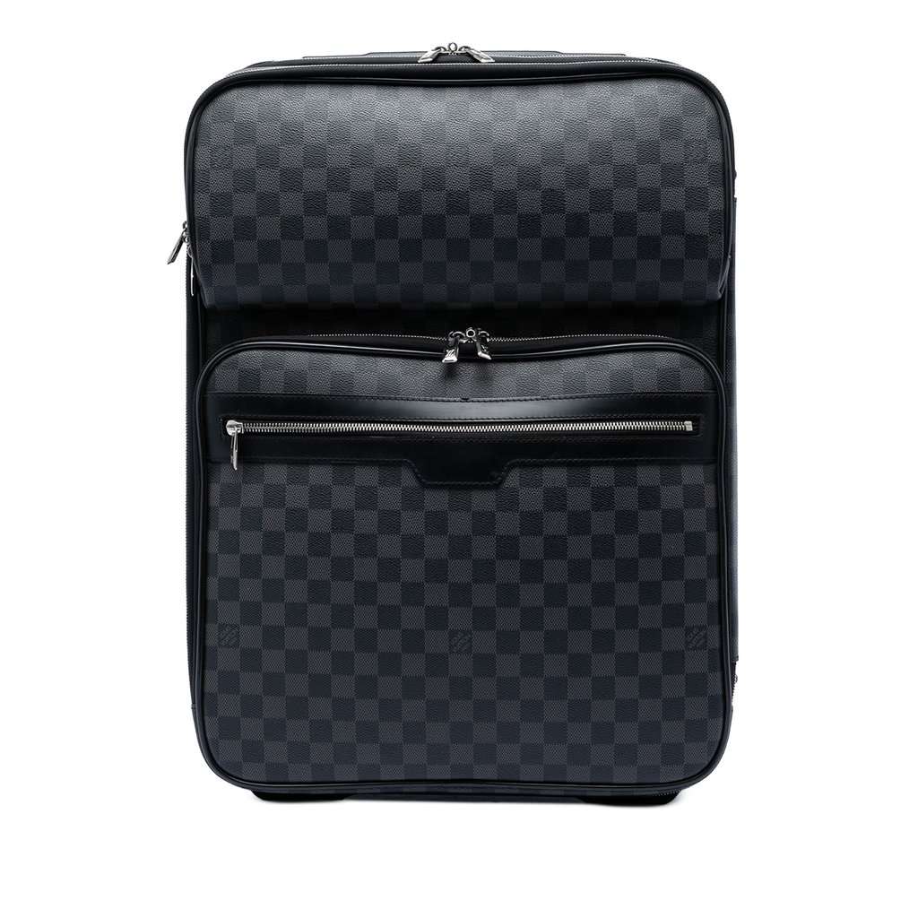 Louis Vuitton Damier Graphite Pegase Business Luggage 55 Black Very good condition - Front View