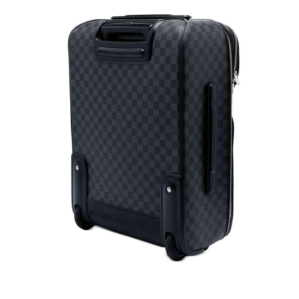 Louis Vuitton Damier Graphite Pegase Business Luggage 55 Black Very good condition - Back View