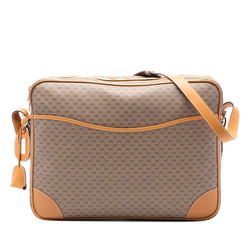 Gucci Micro GG Supreme Crossbody Beige Very good condition - Front View