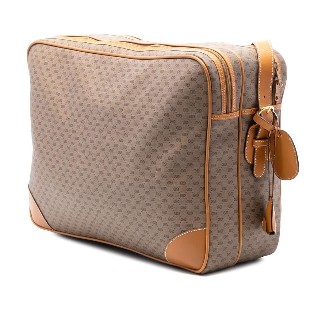 Gucci Micro GG Supreme Crossbody Beige Very good condition - Back View