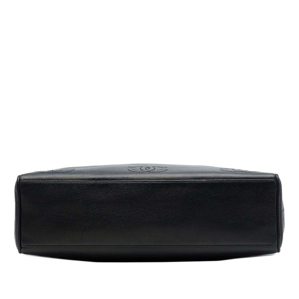 Chanel Triple CC Caviar Tote Black Leather Very good condition - Inside View