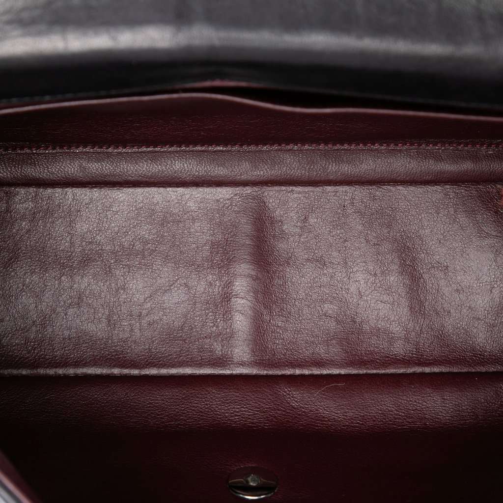 Chanel Jumbo Classic Lambskin Single Flap Black Leather Very good - Model View