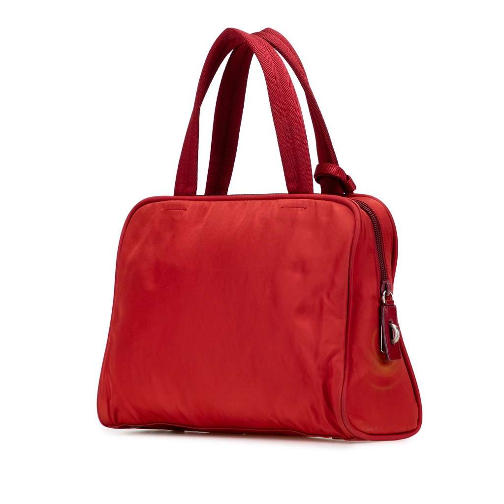 Prada Tessuto Handbag Red Good - Back View