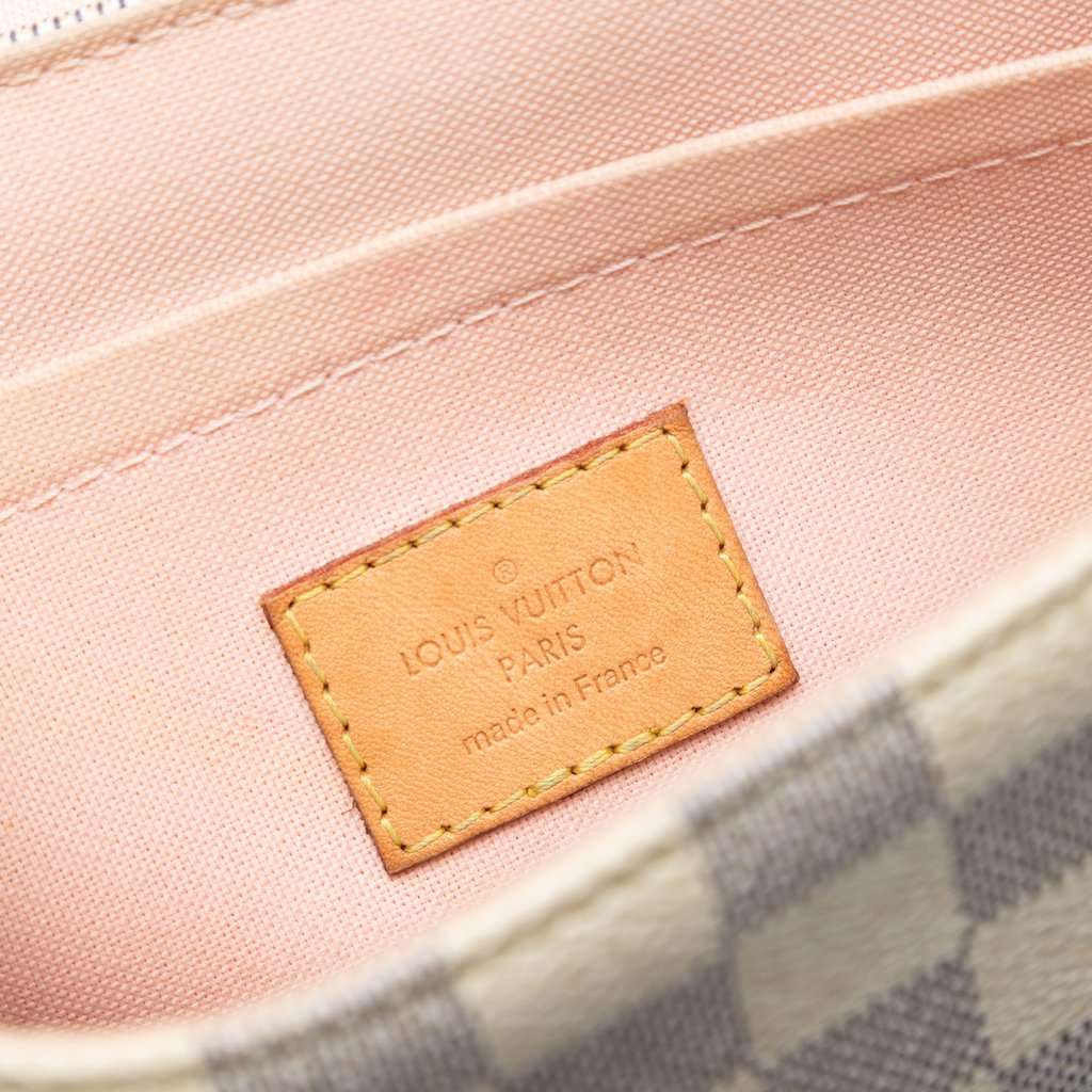 Louis Vuitton Damier Azur Croisette White Very good condition - Box View