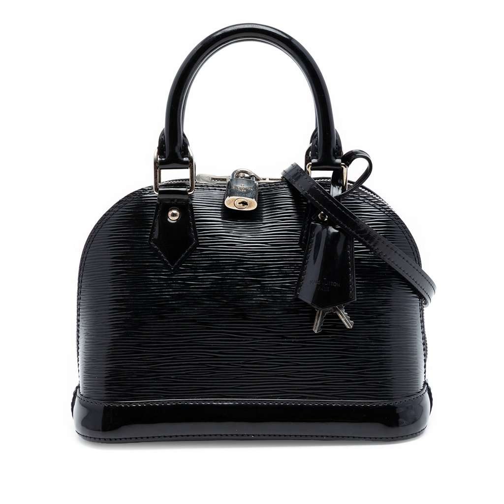 Louis Vuitton Electric Epi Alma BB Black Leather Very good - Front View