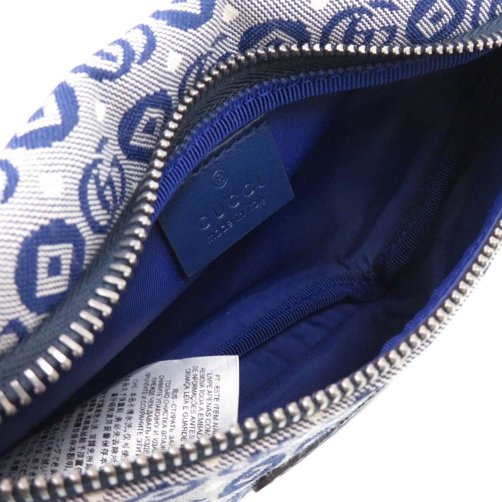 Gucci Kids GG Canvas Stars Web Belt Bag Blue Very good condition - Model View