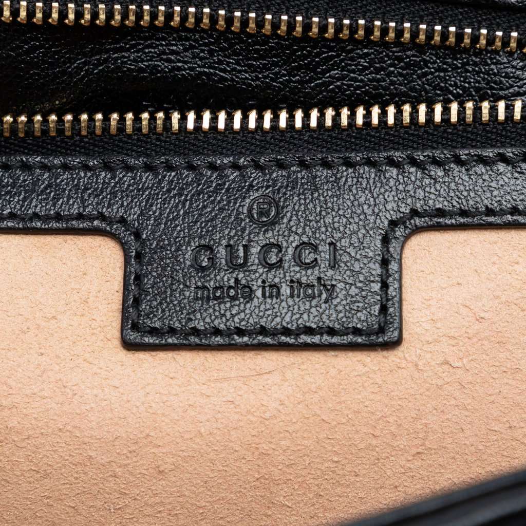 Gucci Medium GG Marmont Matelasse Diagonal GG Canvas Shoulder Bag Beige Very good condition - Box View