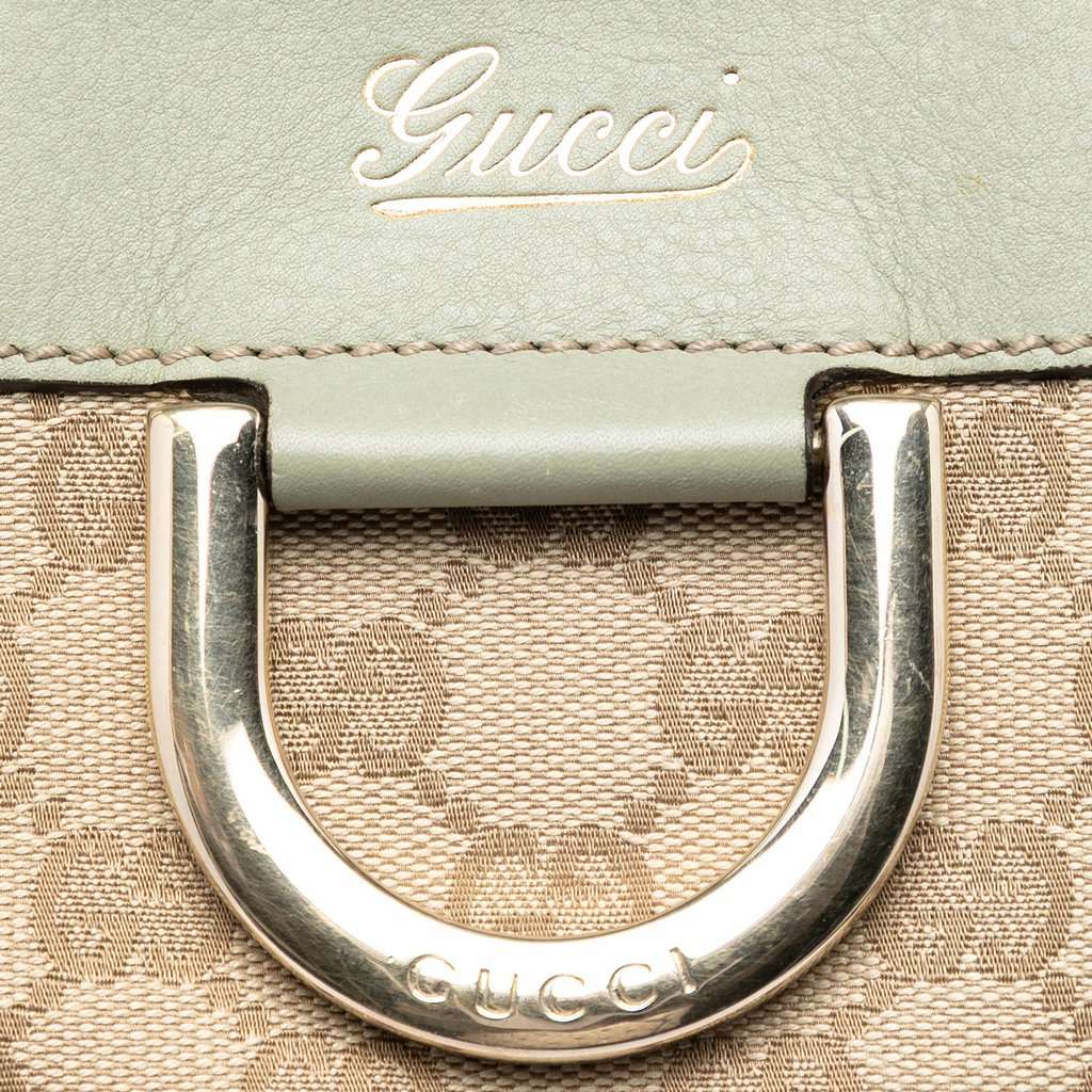 Gucci GG Canvas Abbey D Ring Tote Beige Very good condition - Box View