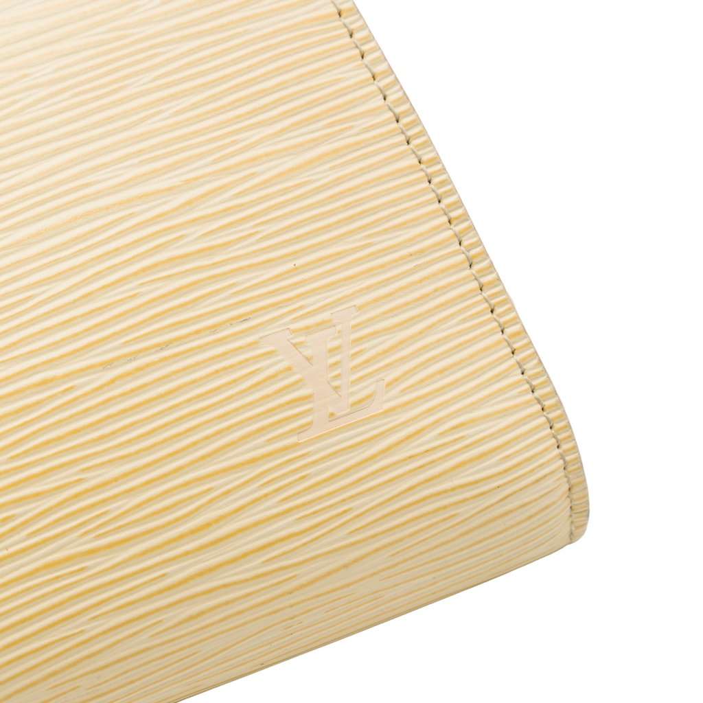 Louis Vuitton Epi Pochette Accessoires Yellow Leather Very good - Box View