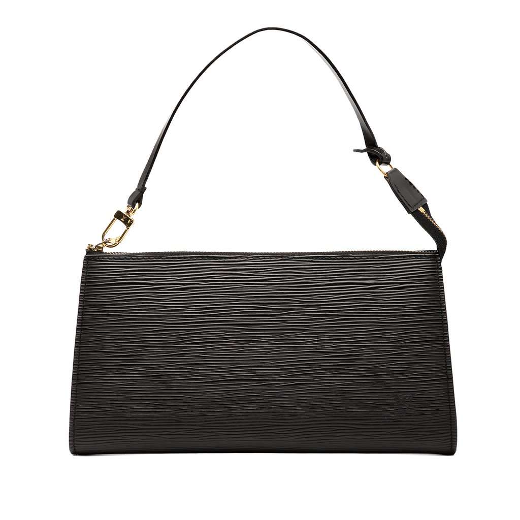 Louis Vuitton Epi Pochette Accessoires Black Leather Very good - Front View