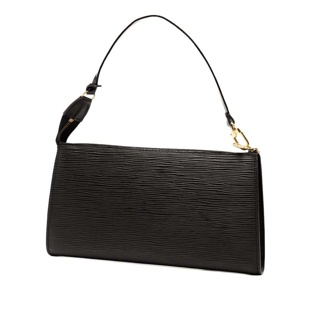 Louis Vuitton Epi Pochette Accessoires Black Leather Very good - Back View