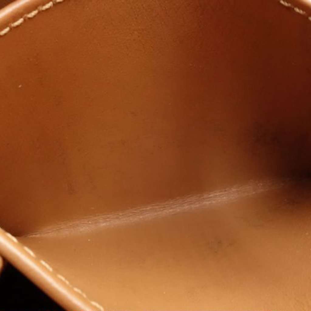 LOEWE Anagram Gradient Embossed Leather Zippy Coin Pouch Orange Leather Very good - Inside View