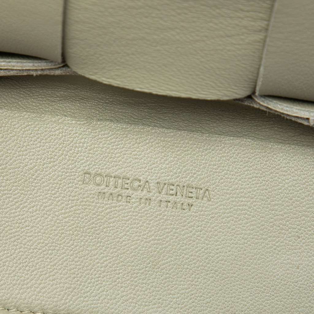 Bottega Veneta Candy Nappa Intrecciato Cassette Crossbody Camel Leather Very good condition - Box View