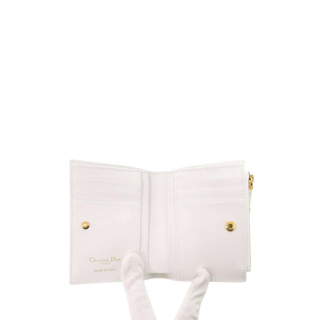 Dior Leather Je Vous Adore Heart Caro Dahlia Wallet White Leather Very good - Inside View