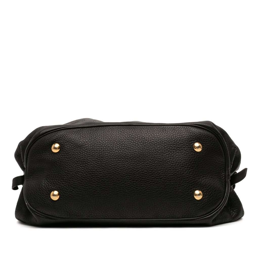 Louis Vuitton Monogram Mahina L Black Leather Very good - Inside View