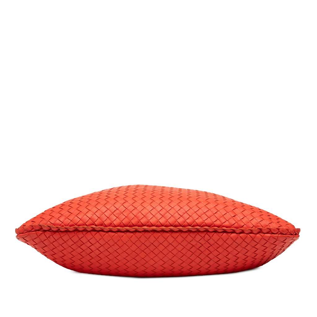 Bottega Veneta Medium Nappa Intrecciato Veneta Hobo Orange Leather Very good - Inside View