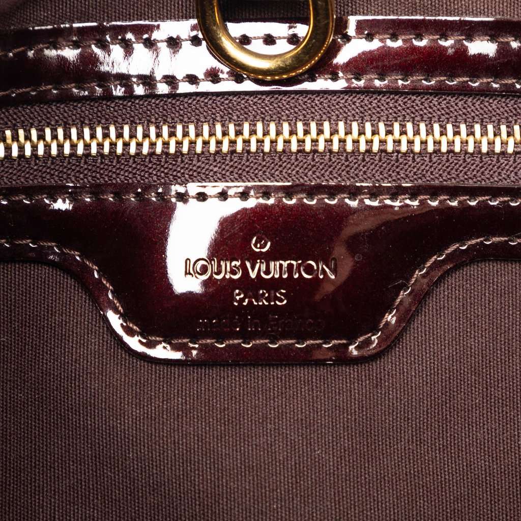 Louis Vuitton Monogram Vernis Wilshire PM Purple Leather Very good condition - Box View