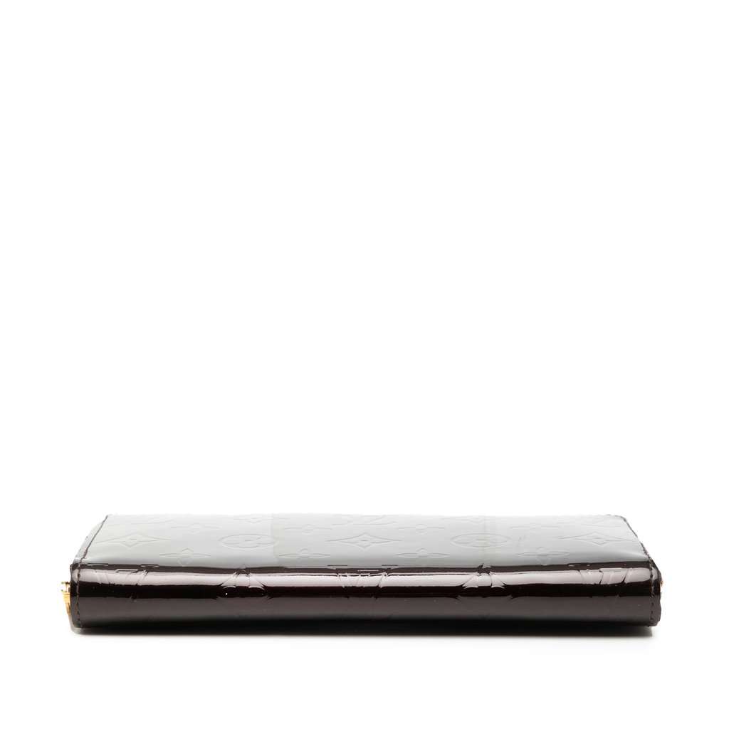 Louis Vuitton Monogram Vernis Zippy Long Wallet Purple Leather Very good condition - Inside View
