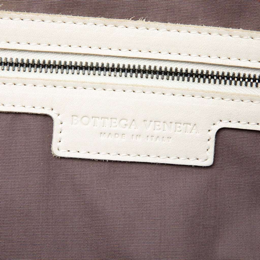 Bottega Veneta Nappa Intrecciato Handbag White Leather Very good - Box View