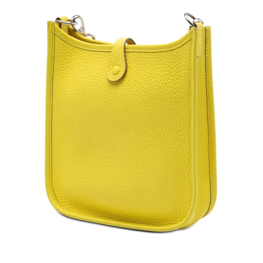 Hermès Clemence Amazone Evelyne 16 Yellow Leather Very good condition - Back View