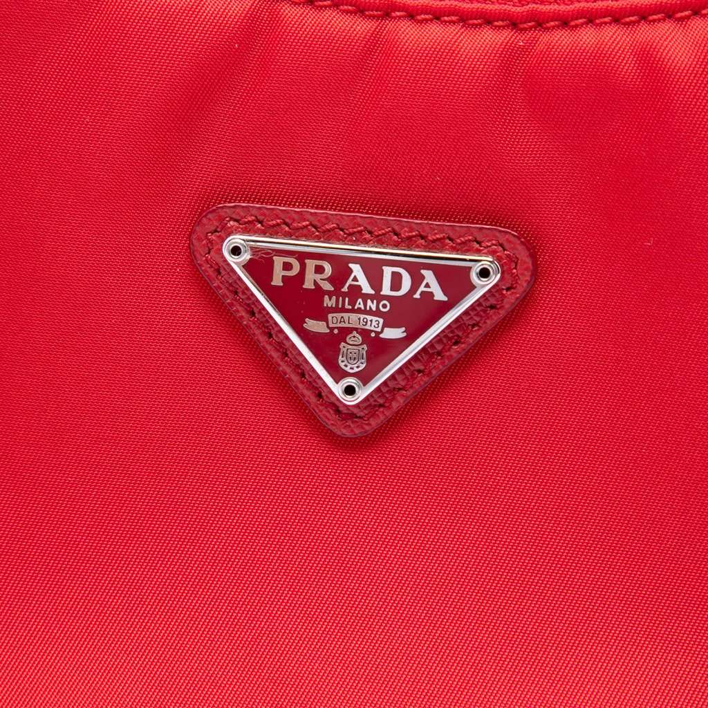 Prada Mini Tessuto Re Edition 2000 Shoulder Bag Red Very good - Box View
