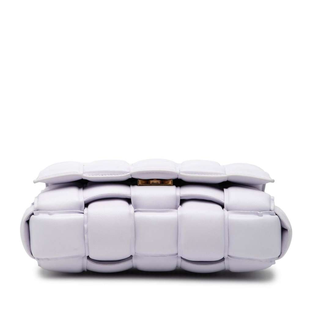 Bottega Veneta Nappa Intrecciato Padded Cassette Crossbody Purple Leather Very good - Inside View