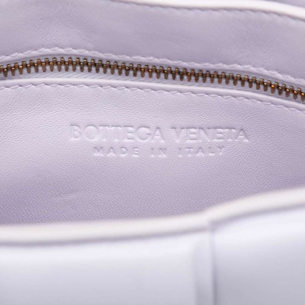 Bottega Veneta Nappa Intrecciato Padded Cassette Crossbody Purple Leather Very good - Box View